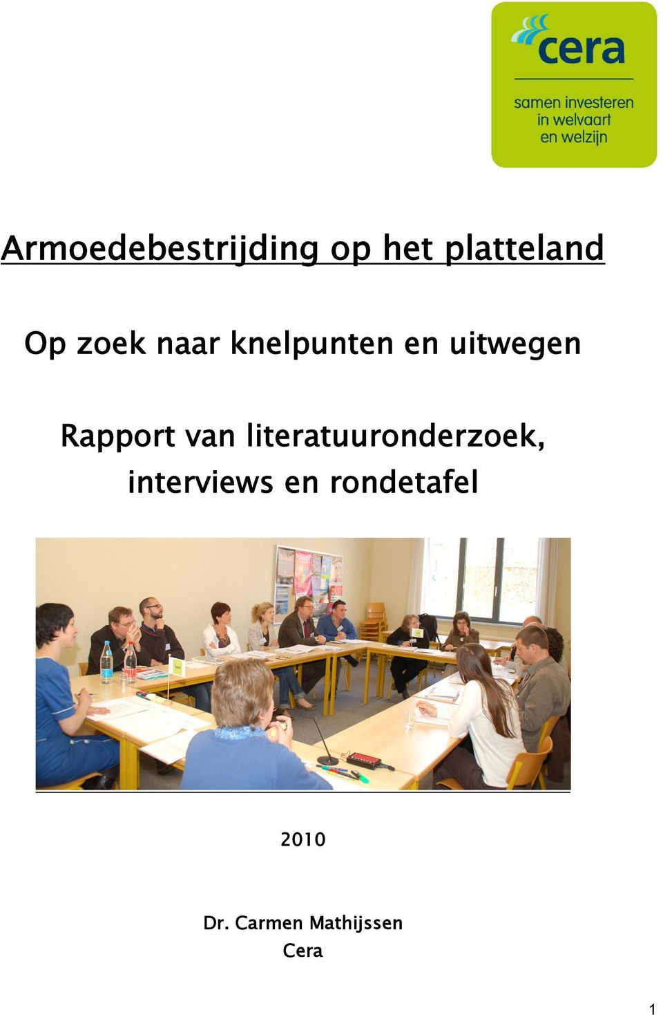 van literatuuronderzoek, interviews en