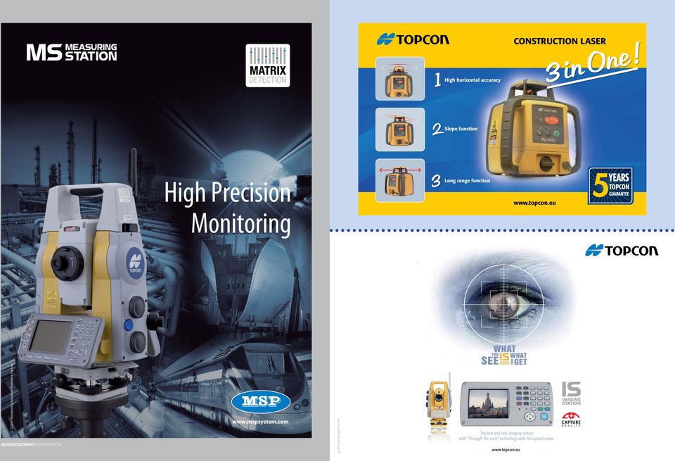 eu TOPCON GUARANTEE 2011 Monitoring Solutions Providers Pte Ltd ADVERTISEMENTADVERTENTIE