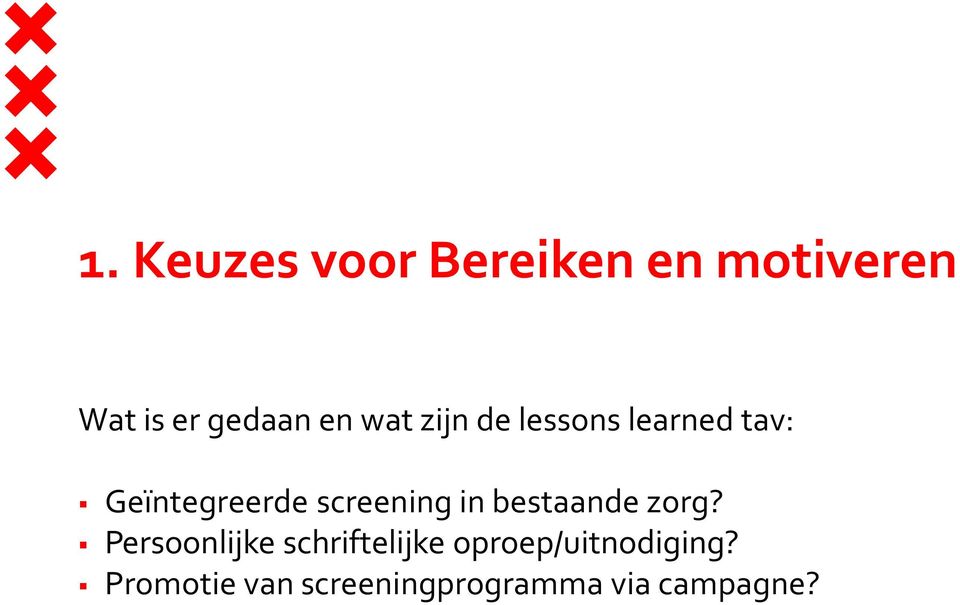 in bestaande zorg?