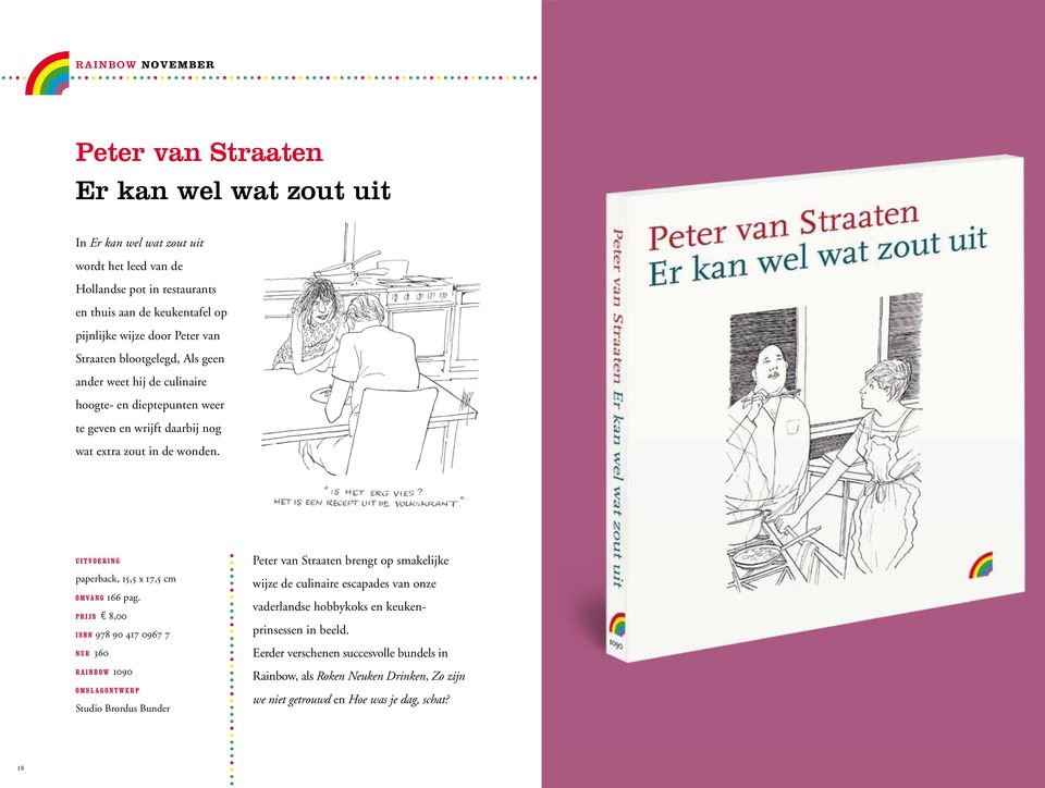 18 uitvoering paperback, 15,5 x 17,5 cm omvang 166 pag.