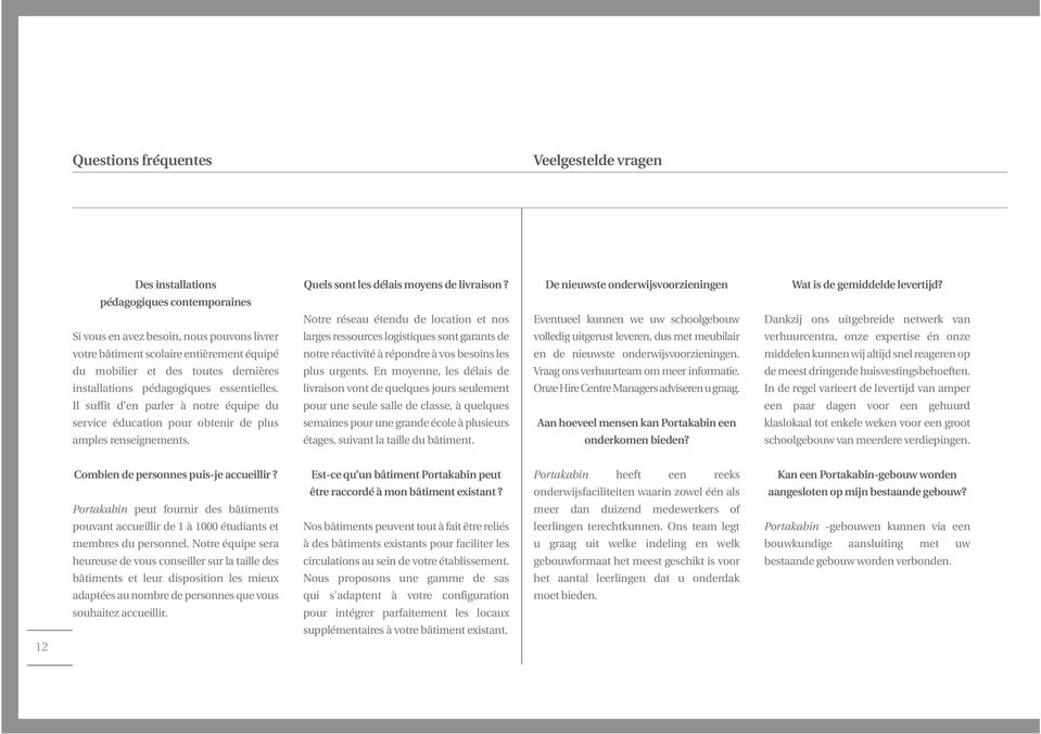 Quels sont les délais moyens de livraison? Notre réseau étendu de location et nos larges ressources logistiques sont garants de notre réactivité à répondre à vos besoins les plus urgents.