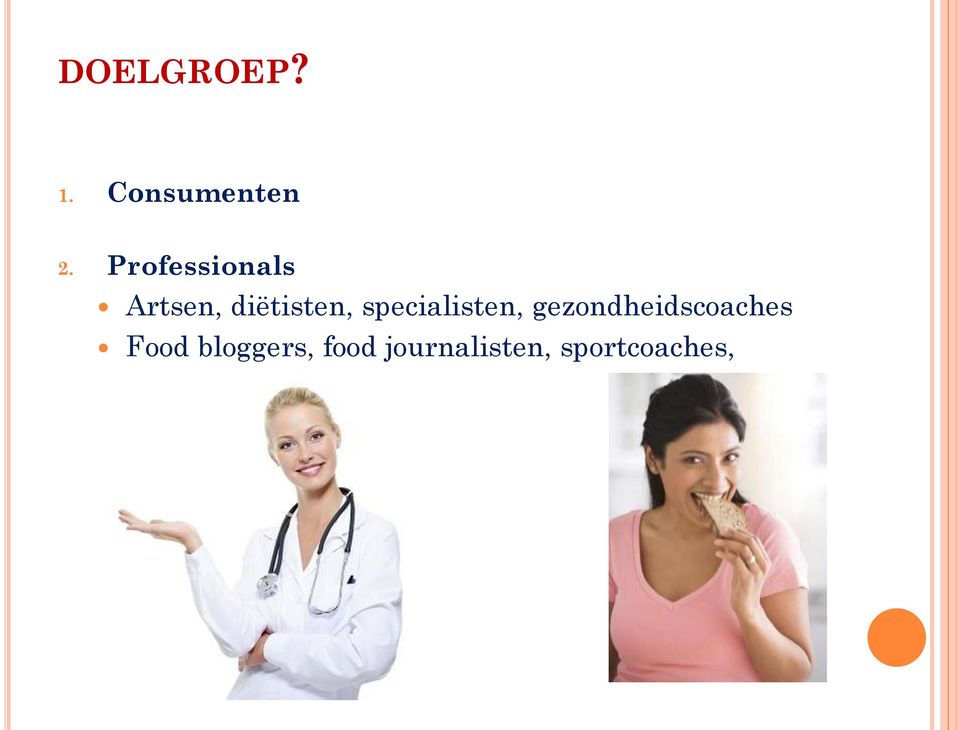 specialisten, gezondheidscoaches Food