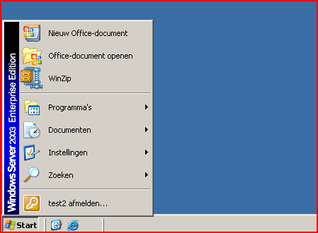 AFMELDEN Afmelden Vesteda Desktop Om je af te melden kies je in het startmenu voor afmelden. Na het afmelden van de Citrix sessie sluit je het venster van de webbrowser.