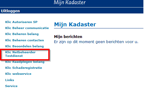 2 De NTD Actualiseren netinformatie gebruiken 2.1 Stap 1: Inloggen in Mijn Kadaster U kunt inloggen via Mijn Kadaster of via Kadaster.