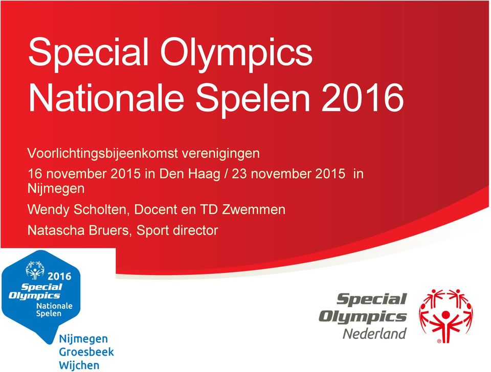 2015 in Den Haag / 23 november 2015 in Nijmegen