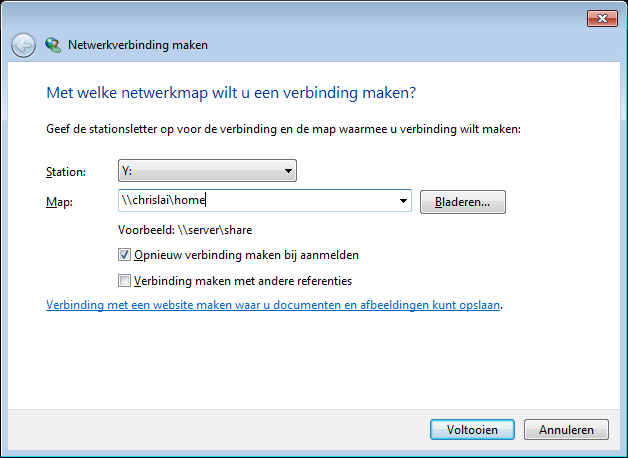 Methode 3: Windows Explorer gebruiken. 1 Open een Windows Explorer venster en kies Hulpmiddelen > Netwerkstation mappen om het venster Netwerkstation mappen weer te geven.