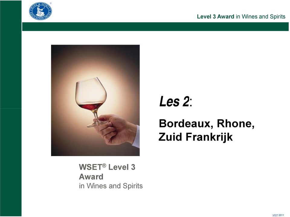 WSET Level 3