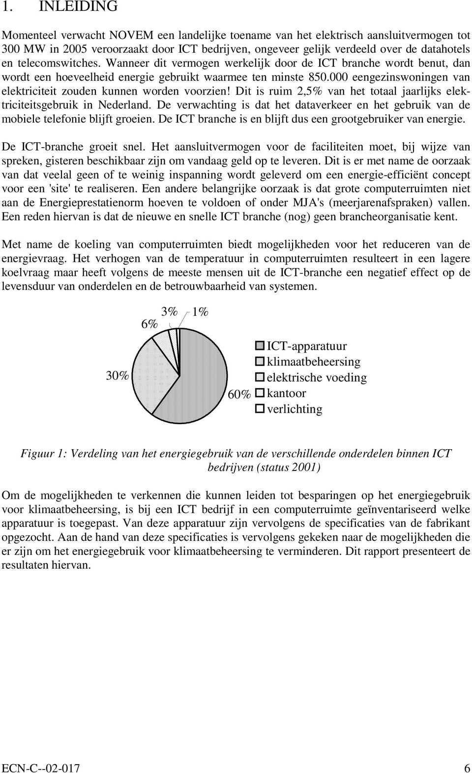 000 eengezinswoningen van elektriciteit zouden kunnen worden voorzien! Dit is ruim 2,5% van het totaal jaarlijks elektriciteitsgebruik in Nederland.