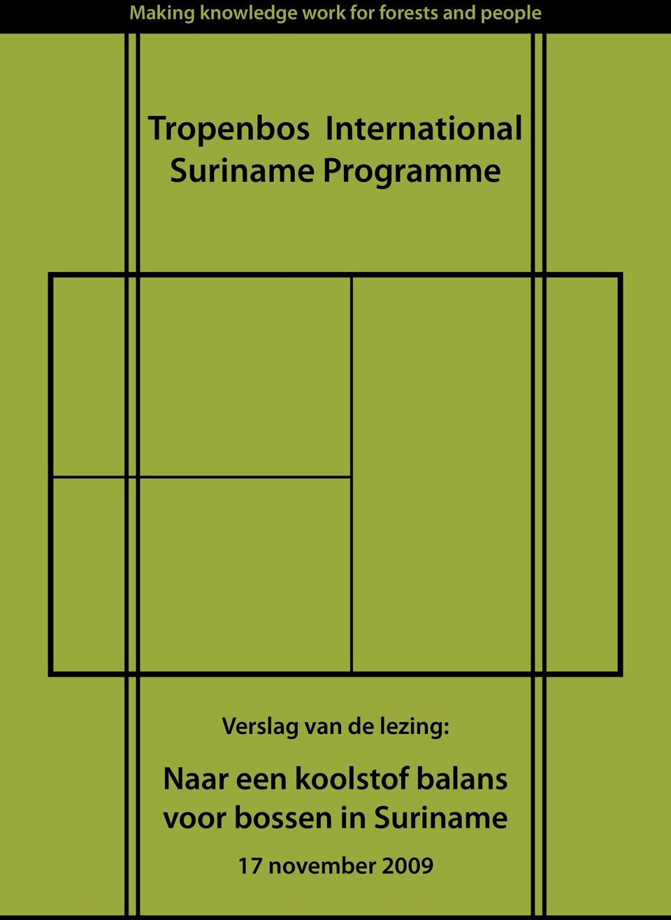 Programme Verslag van de lezing: Naar een