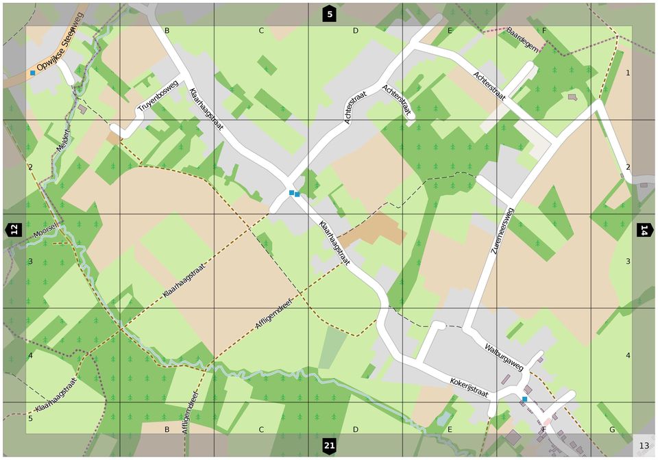 Klaarhaagstraat ffligemdreef Klaarhaagstraat