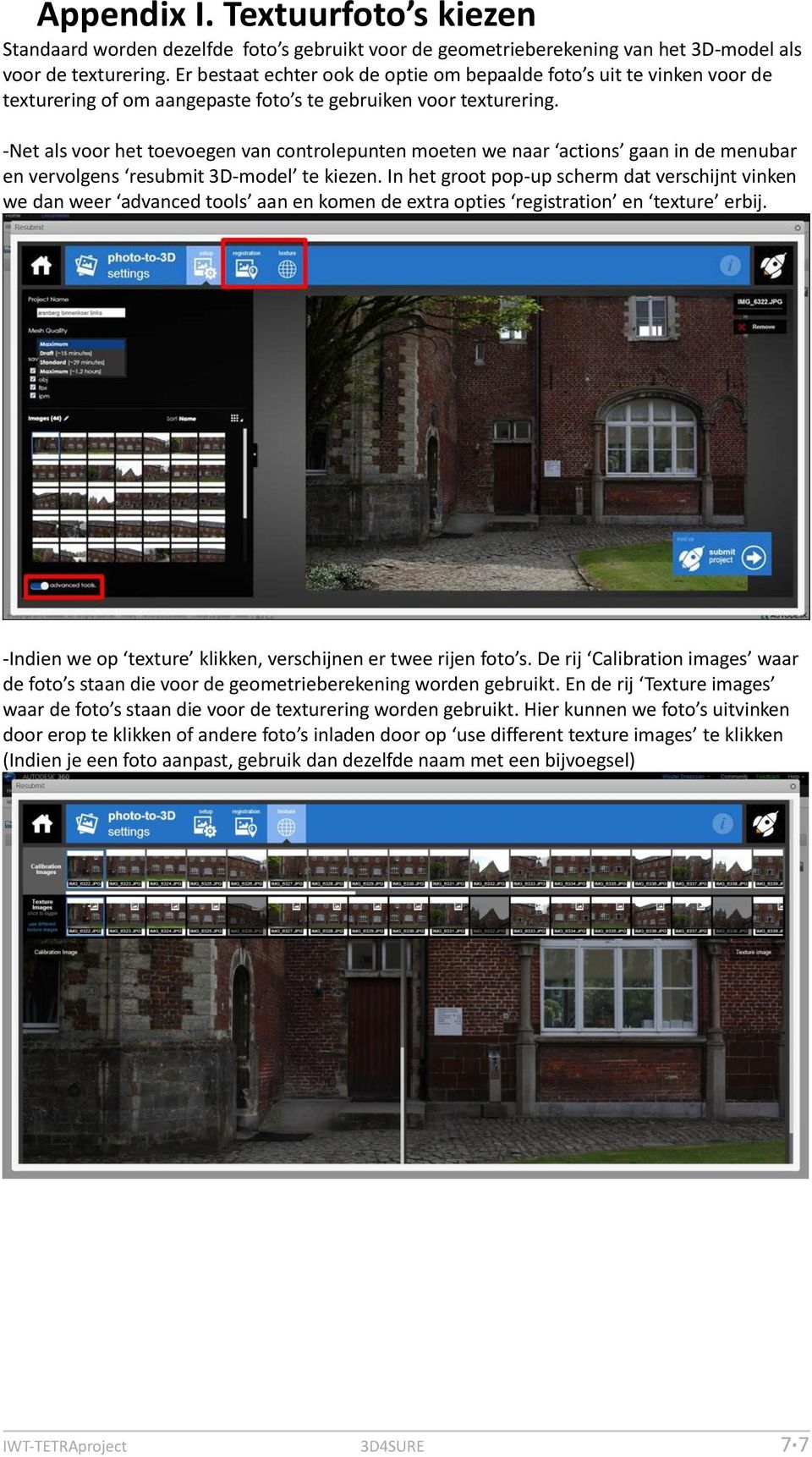 -Net als voor het toevoegen van controlepunten moeten we naar actions gaan in de menubar en vervolgens resubmit 3D-model te kiezen.