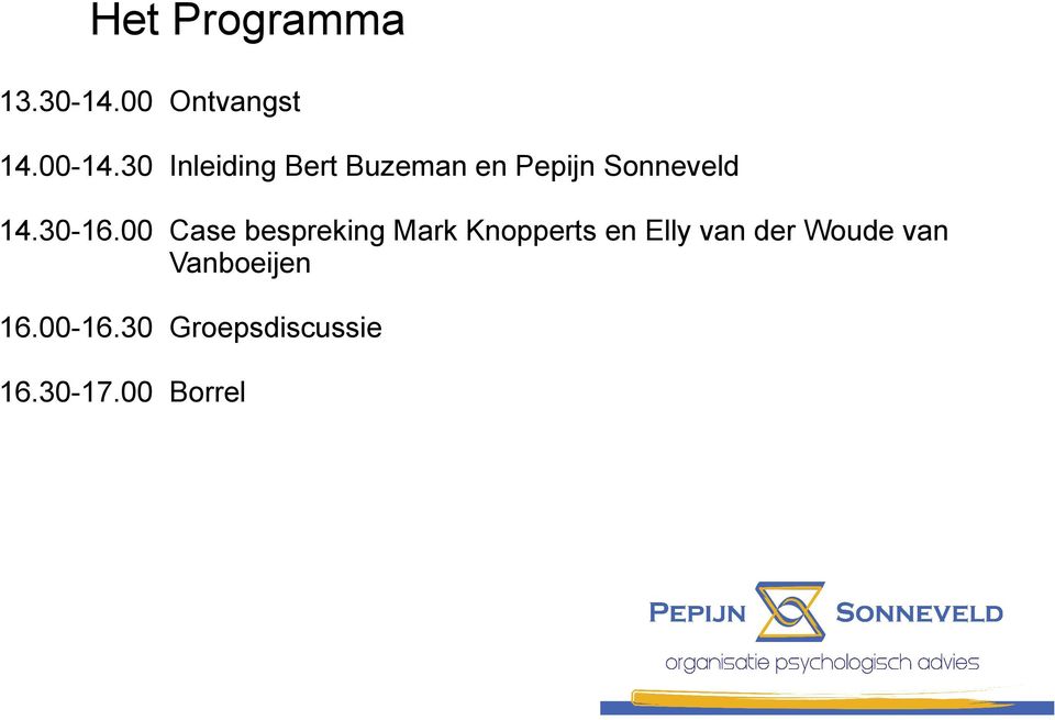 00 Case bespreking Mark Knopperts en Elly van der