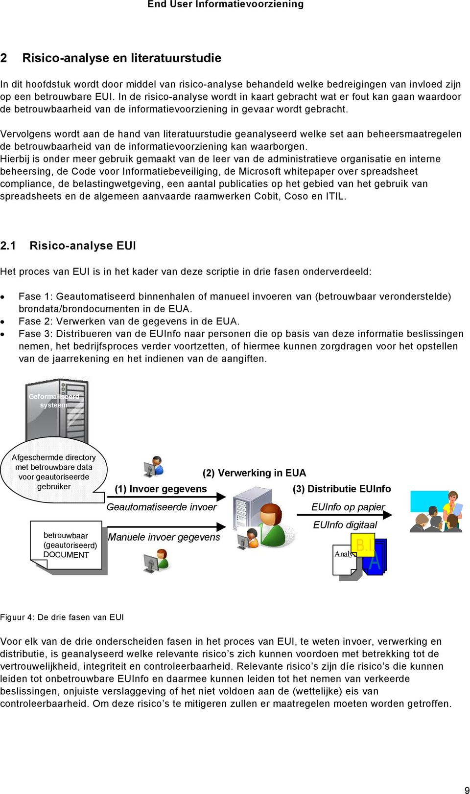 Vervolgens wordt aan de hand van literatuurstudie geanalyseerd welke set aan beheersmaatregelen de betrouwbaarheid van de informatievoorziening kan waarborgen.