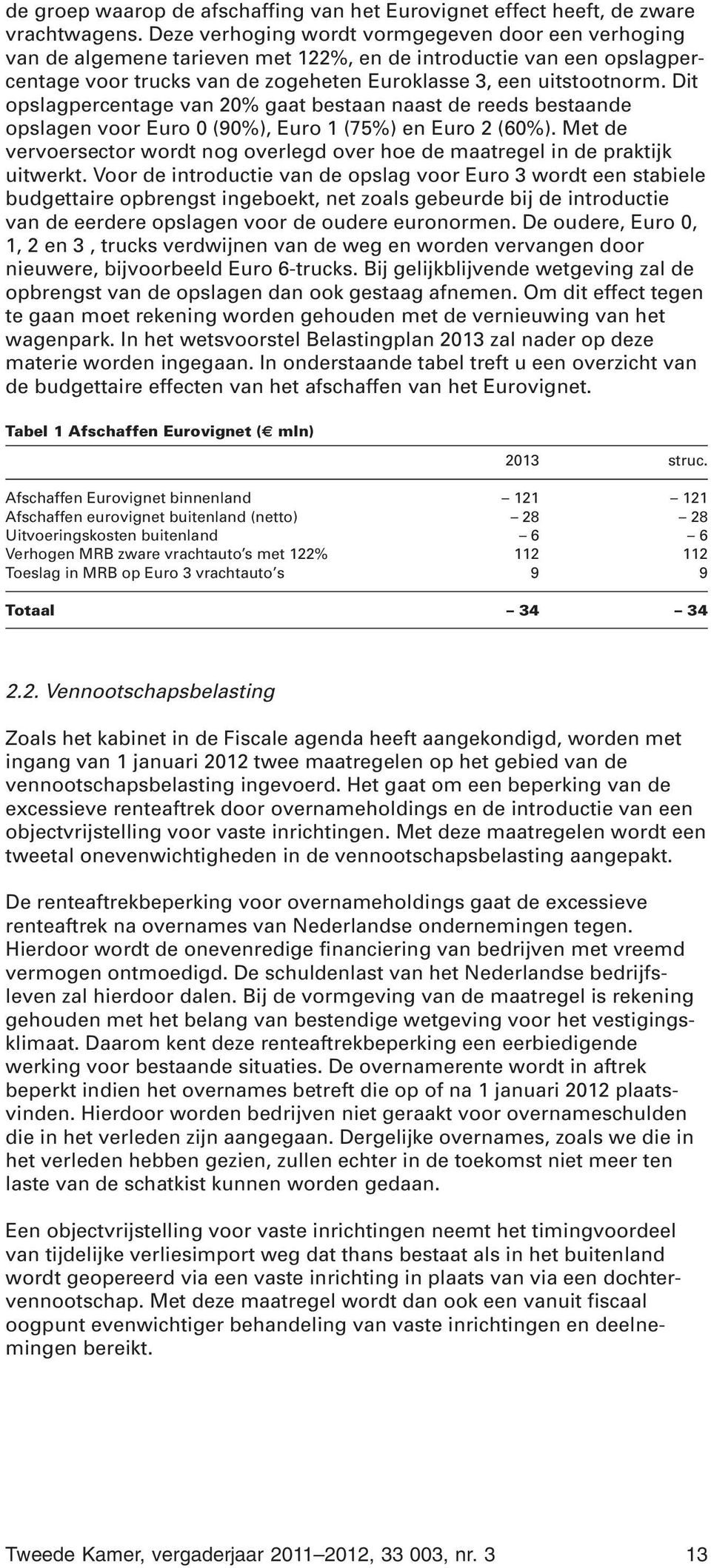 Dit opslagpercentage van 20% gaat bestaan naast de reeds bestaande opslagen voor Euro 0 (90%), Euro 1 (75%) en Euro 2 (60%).