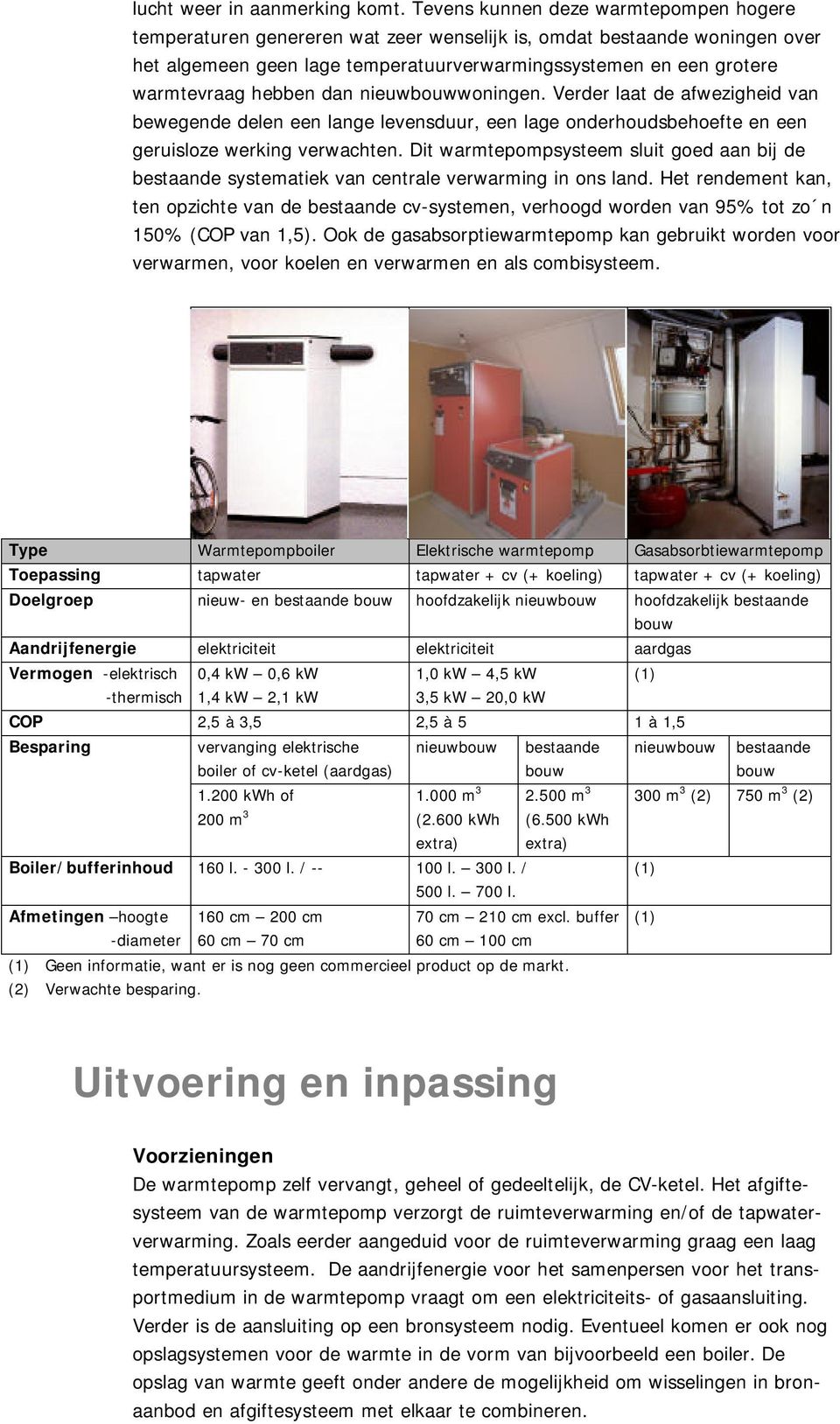 hebben dan nieuwbouwwoningen. Verder laat de afwezigheid van bewegende delen een lange levensduur, een lage onderhoudsbehoefte en een geruisloze werking verwachten.