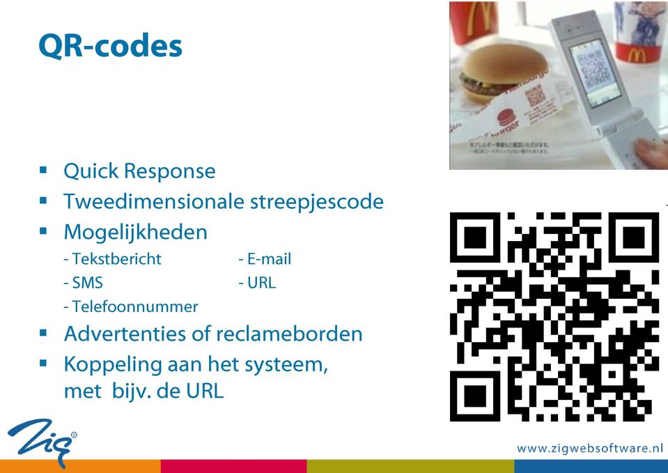 E-mail - SMS - URL - Telefoonnummer Advertenties