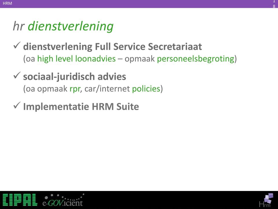 personeelsbegroting) sociaal-juridisch advies (oa