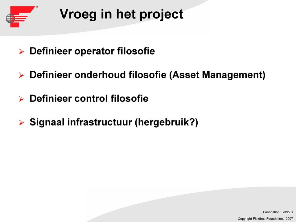 (Asset Management) Definieer control