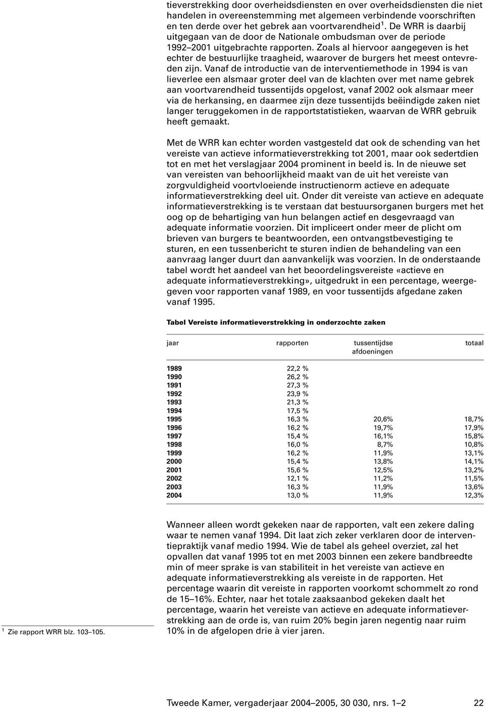 Zoals al hiervoor aaneeven is het echter de bestuurlijke traaheid, waarover de burers het meest ontevreden zijn.