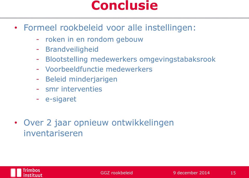 Voorbeeldfunctie medewerkers - Beleid minderjarigen - smr interventies -