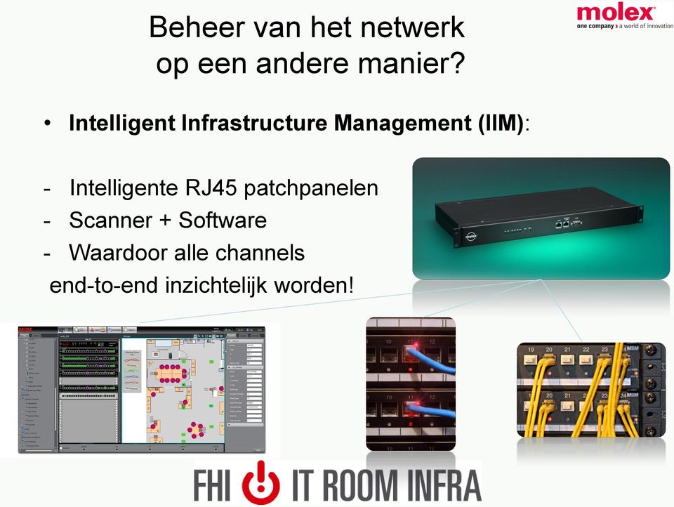 Intelligente RJ45 patchpanelen - Scanner +