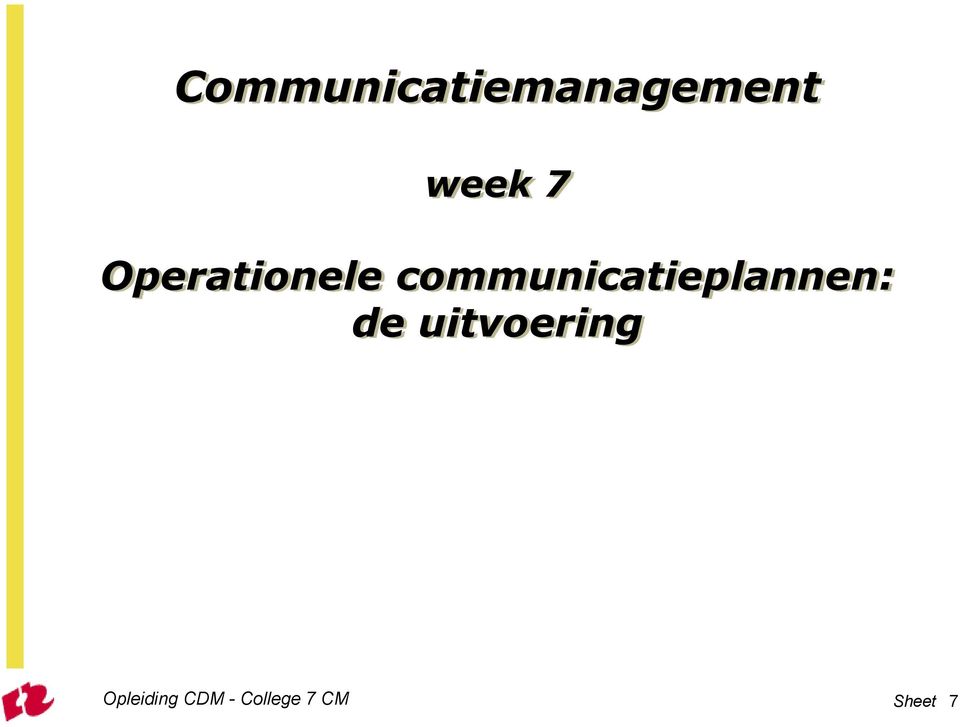 communicatieplannen: de