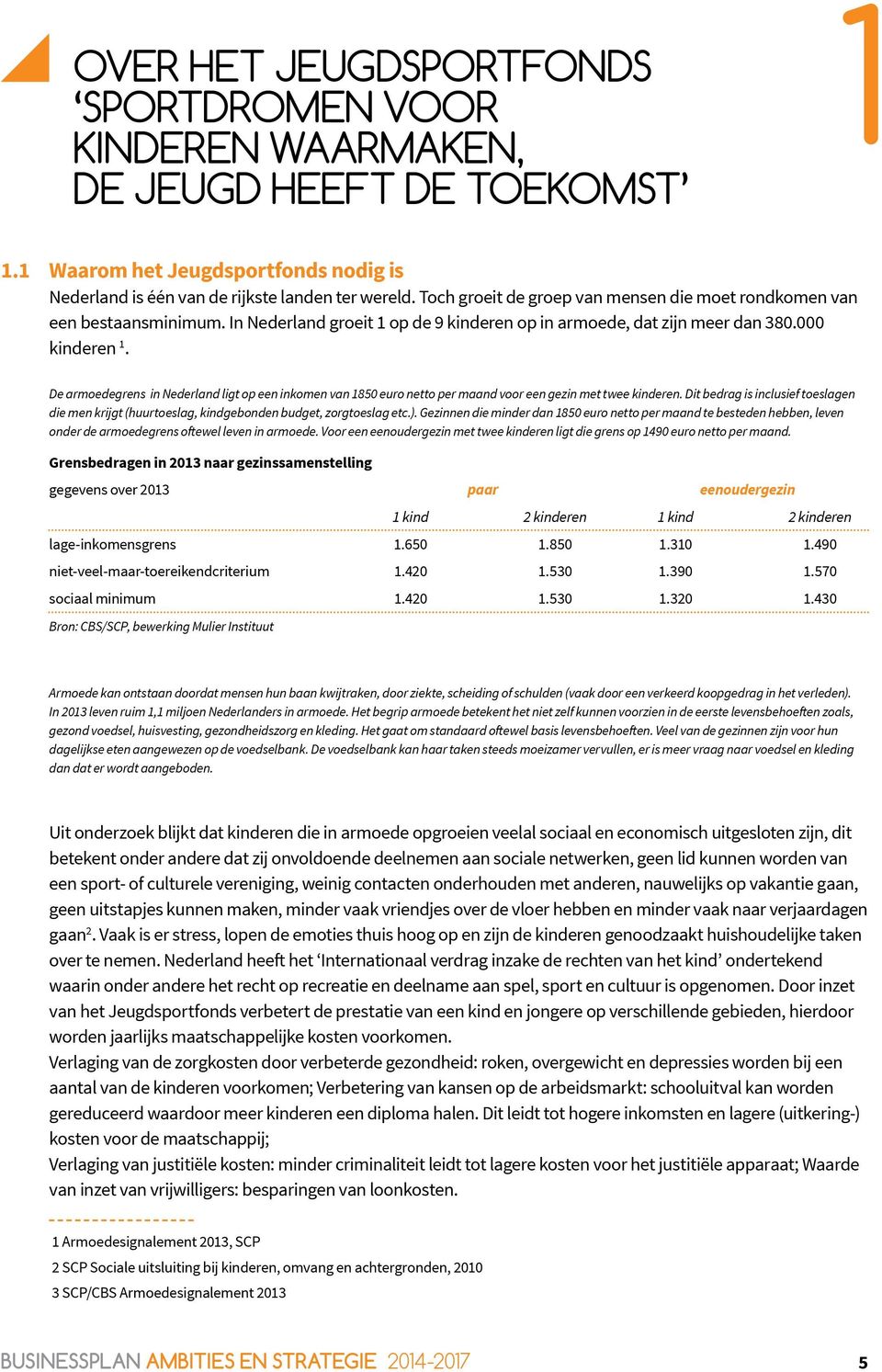 De armoedegrens in Nederland ligt op een inkomen van 1850 euro netto per maand voor een gezin met twee kinderen.