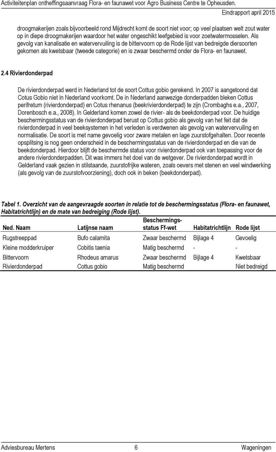 Als gevolg van kanalisatie en watervervuiling is de bittervoorn op de Rode lijst van bedreigde diersoorten gekomen als kwetsbaar (tweede categorie) en is zwaar beschermd onder de Flora- en faunawet.