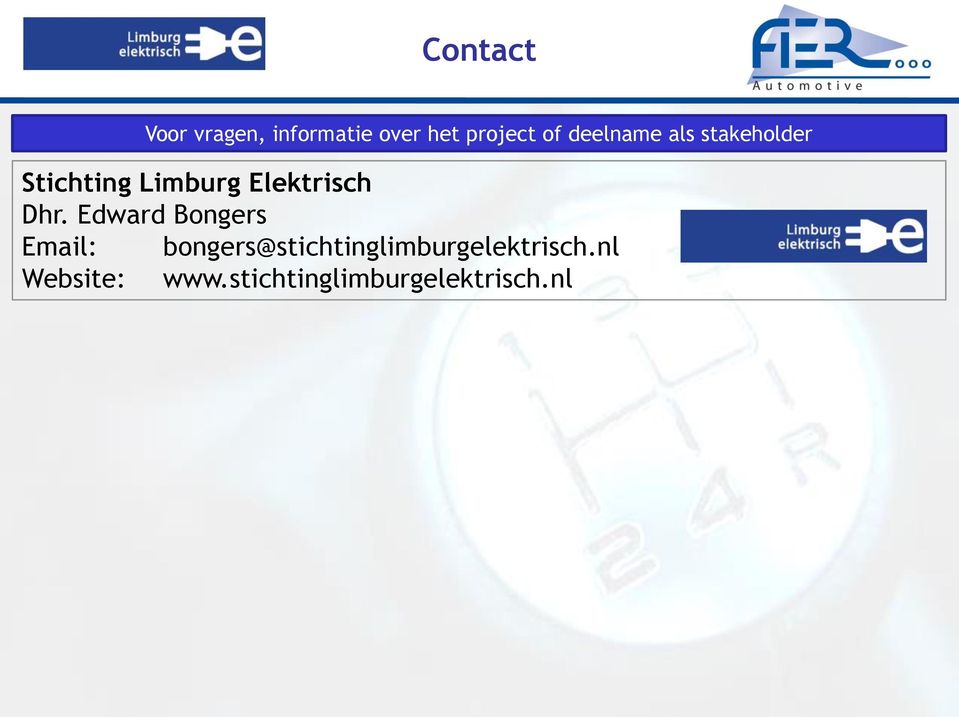 Elektrisch Dhr.