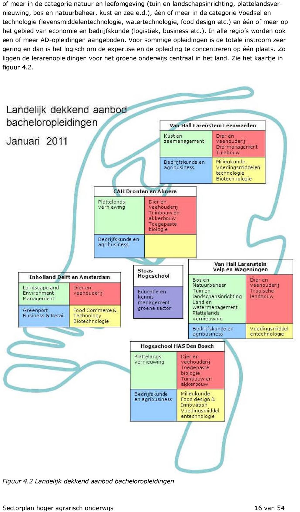 Voor sommige opleidingen is de totale instroom zeer gering en dan is het logisch om de expertise en de opleiding te concentreren op één plaats.