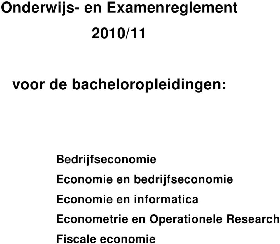 en bedrijfseconomie Economie en informatica