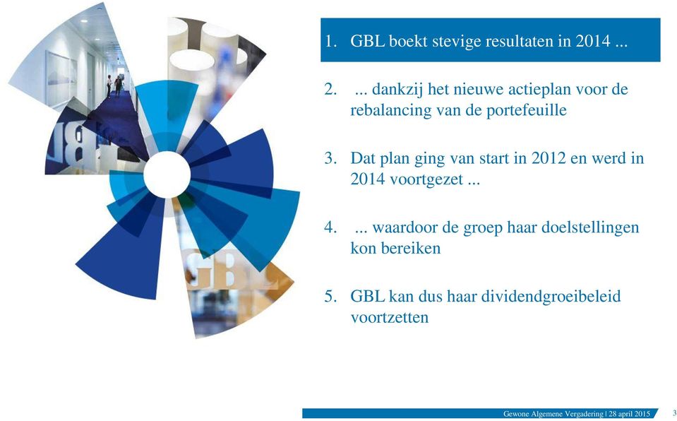 ... dankzij het nieuwe actieplan voor de rebalancing van de portefeuille 3.