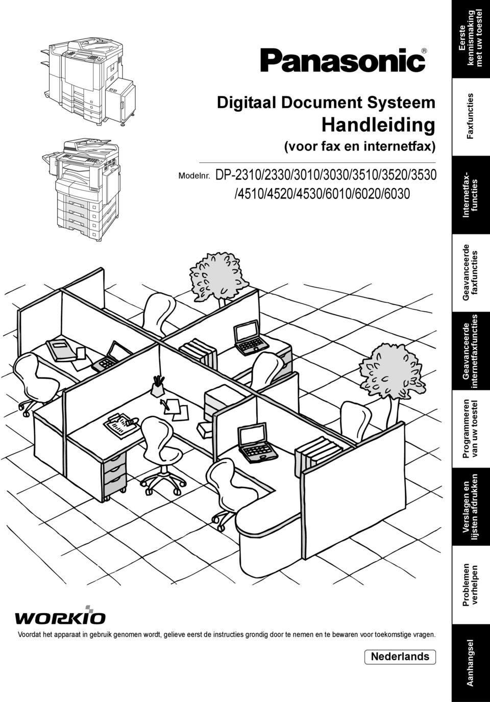 Digitaal Document Systeem Handleiding (voor fax en internetfax) DP-2310/2330/3010/3030/3510/3520/3530