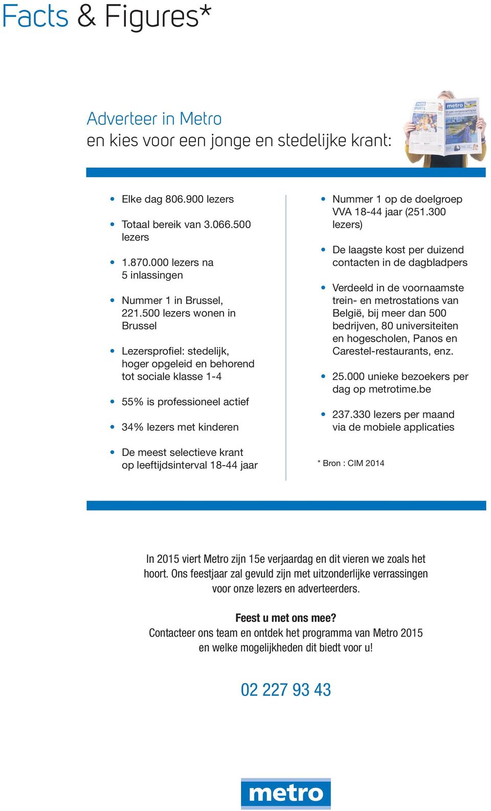 leeftijdsinterval 18-44 jaar Nummer 1 op de doelgroep VVA 18-44 jaar (251.