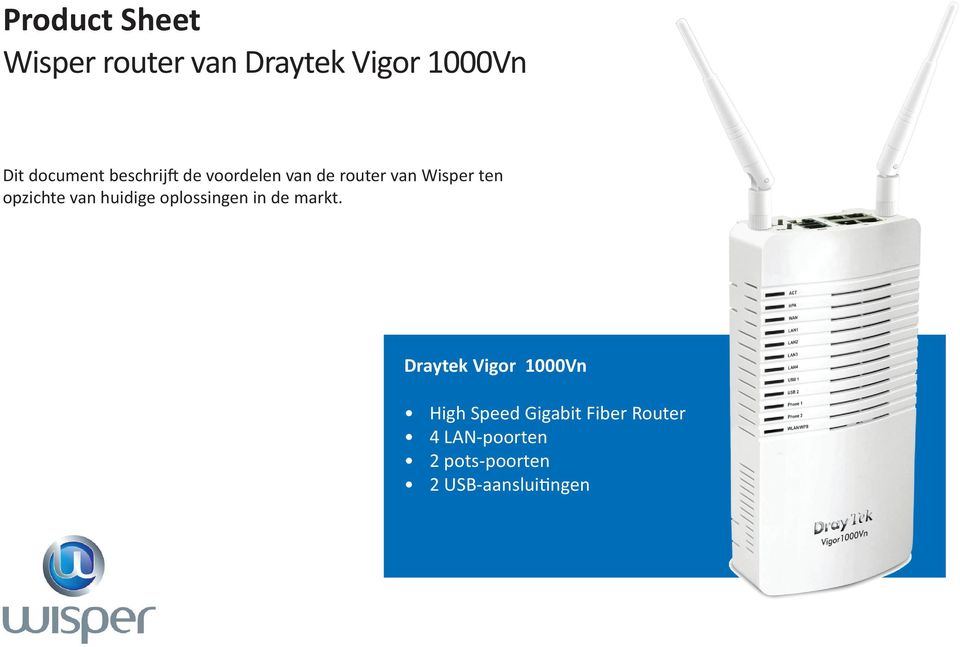 huidige oplossingen in de markt.