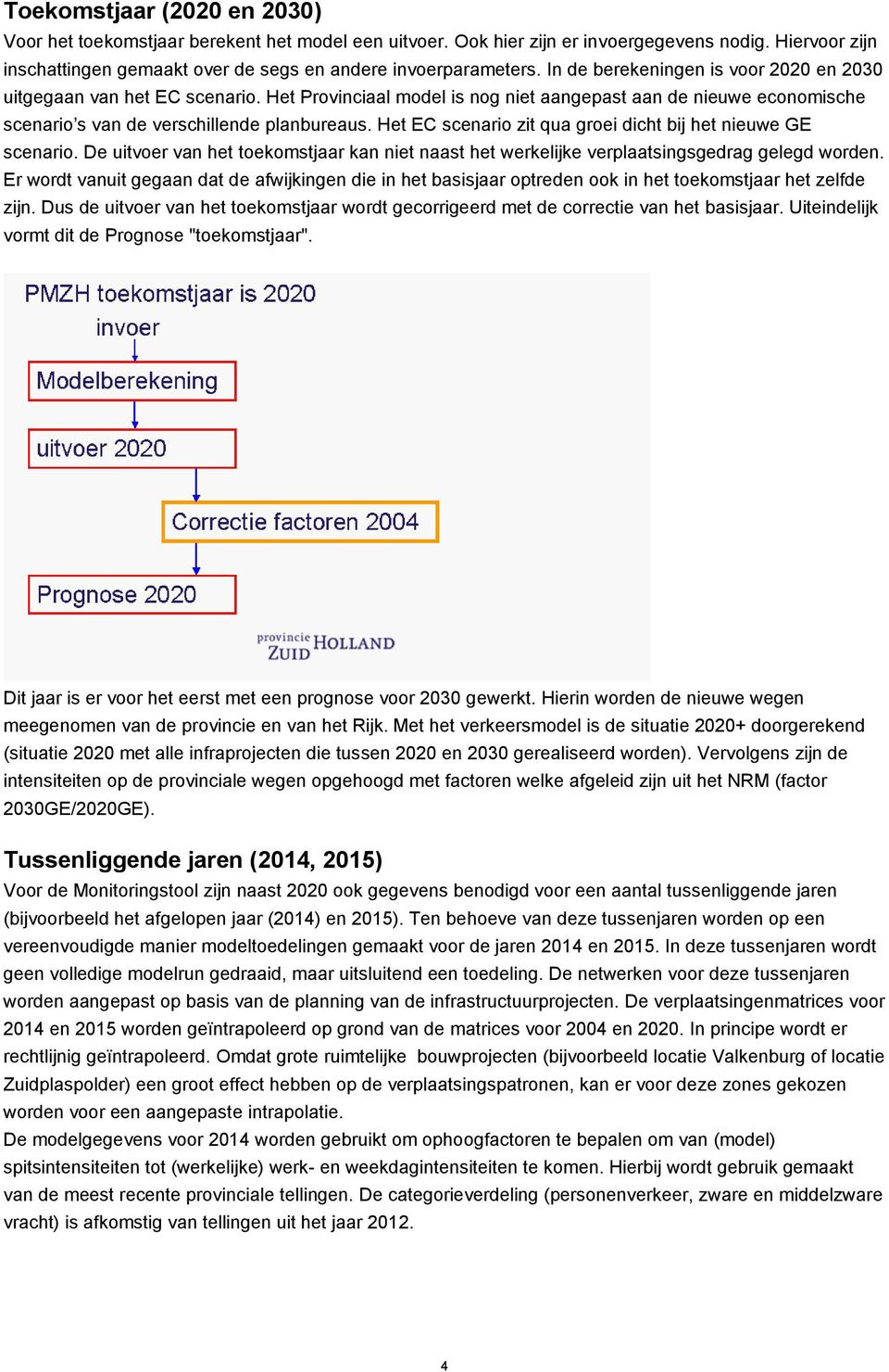 Het EC scenario zit qua groei dicht bij het nieuwe GE scenario. De uitvoer van het toekomstjaar kan niet naast het werkelijke verplaatsingsgedrag gelegd worden.