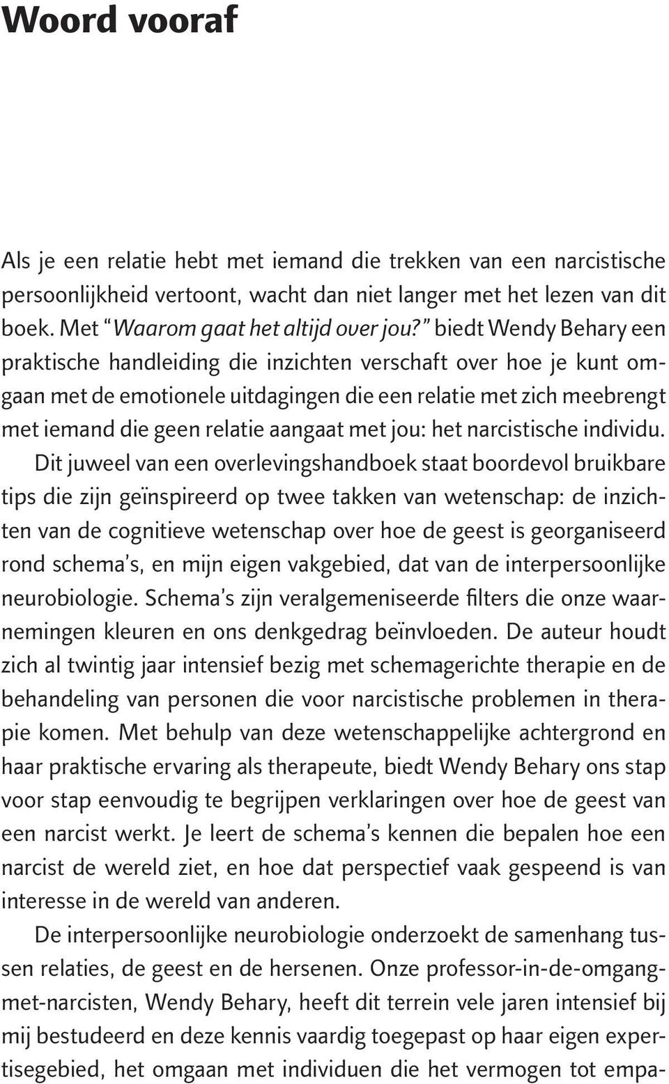 jou: het narcistische individu.