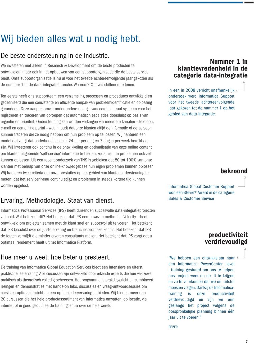 Onze supportorganisatie is nu al voor het tweede achtereenvolgende jaar gekozen als de nummer 1 in de data-integratiebranche. Waarom? Om verschillende redenen.