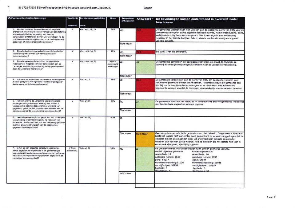 nnutaties die voortkomen uit reguliere brondocumenten en processen-verbaal van constatering alsmede schriftelijke verklaring van daartoe aangewezen ambtenaren binnen vier werkdagen na de