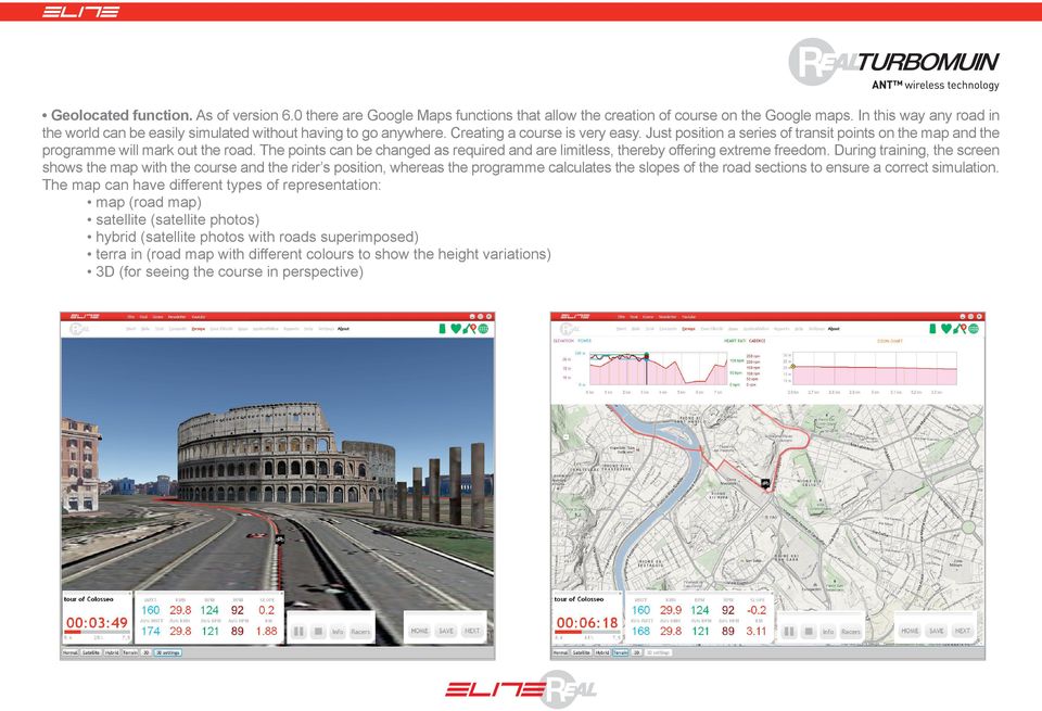 Just position a series of transit points on the map and the programme will mark out the road. The points can be changed as required and are limitless, thereby offering extreme freedom.