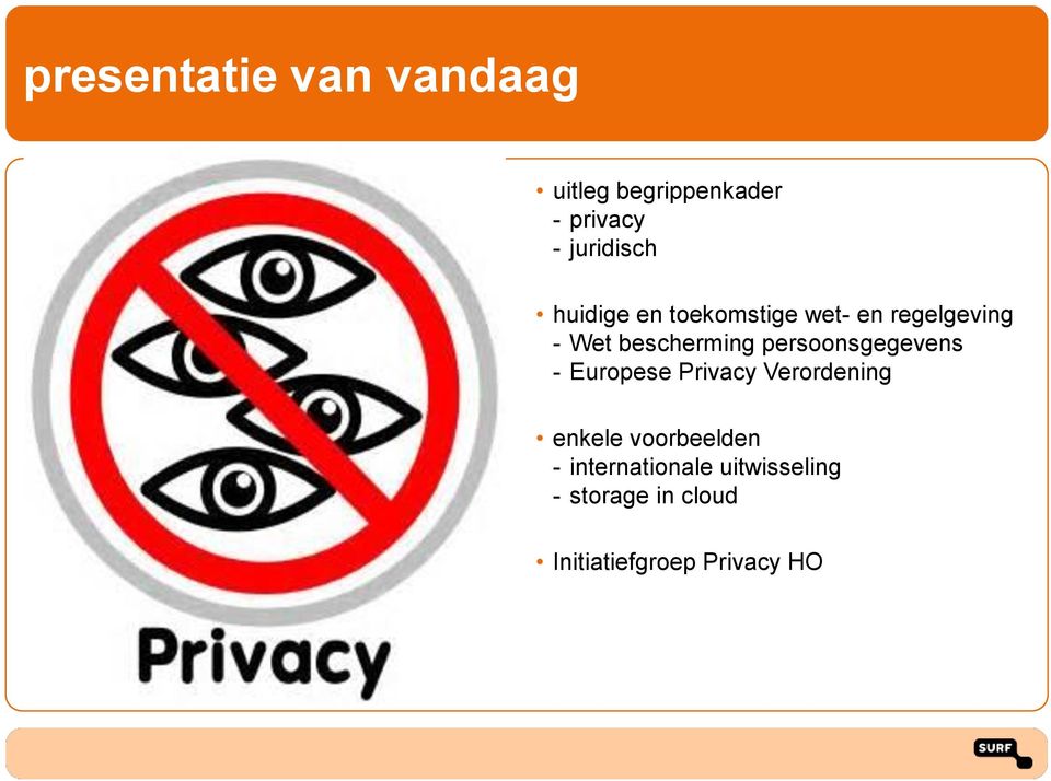 persoonsgegevens - Europese Privacy Verordening enkele voorbeelden