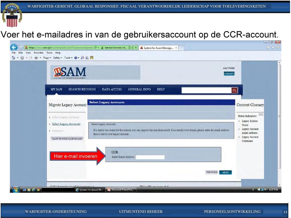 Hier e-mail invoeren