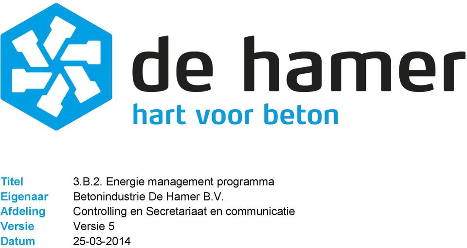 Betonindustrie De Hamer B.V.