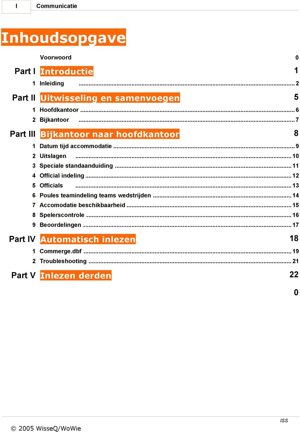 .. 11 4 Official indeling... 12 5 Officials... 13 6 Poules teamindeling... teams wedstrijden 14 7 Accomodatie.