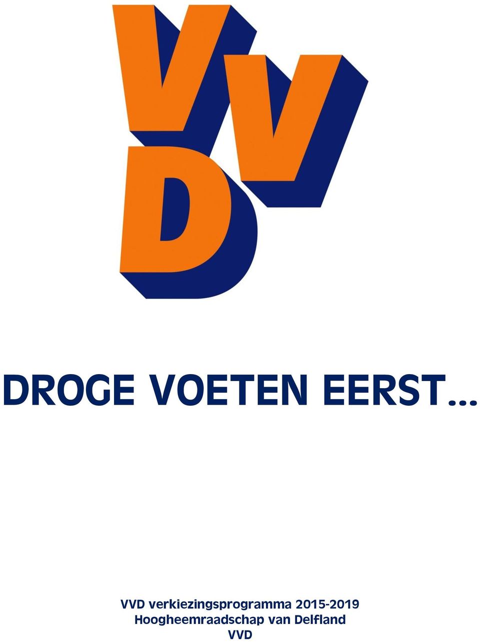 verkiezingsprogramma