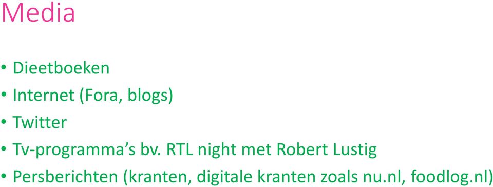 RTL night met Robert Lustig