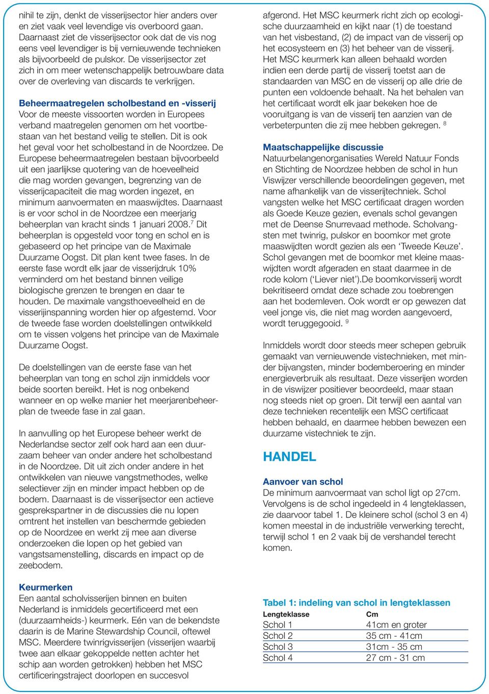 De visserijsector zet zich in om meer wetenschappelijk betrouwbare data over de overleving van discards te verkrijgen.