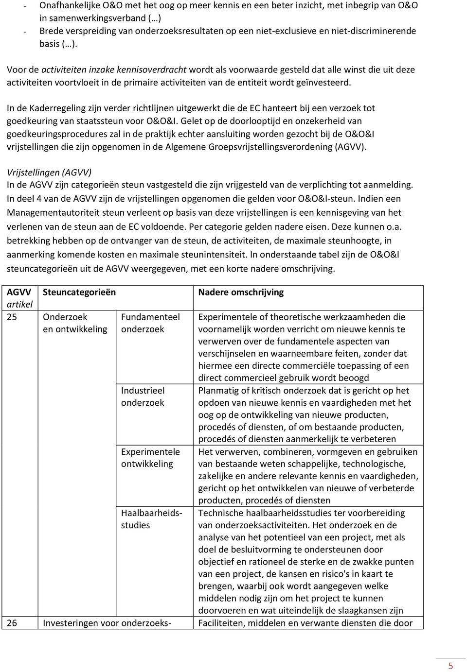 Voor de activiteiten inzake kennisoverdracht wordt als voorwaarde gesteld dat alle winst die uit deze activiteiten voortvloeit in de primaire activiteiten van de entiteit wordt geïnvesteerd.