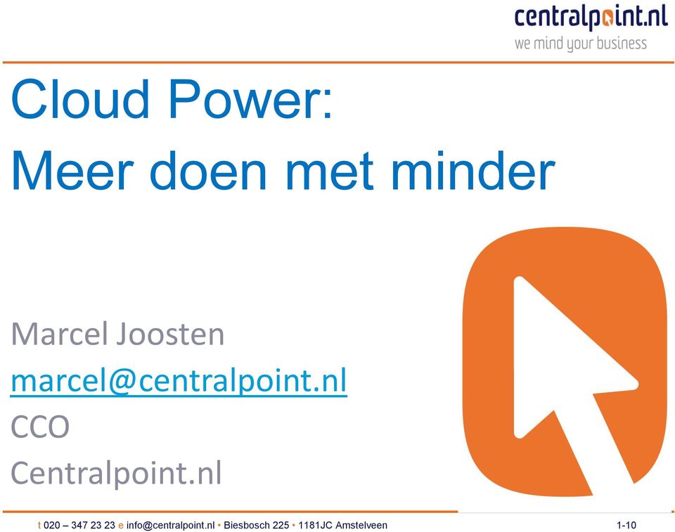 nl CCO Centralpoint.