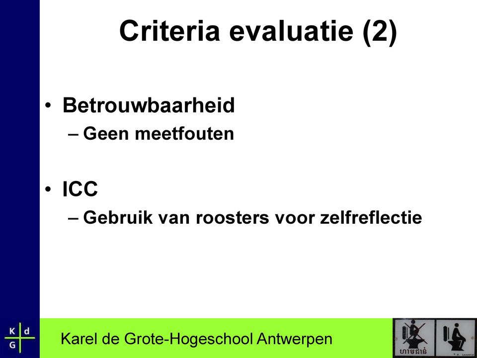 meetfouten ICC Gebruik